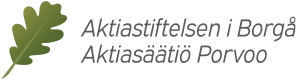Aktiastiftelsen i Borgå logo länk till startsidan.